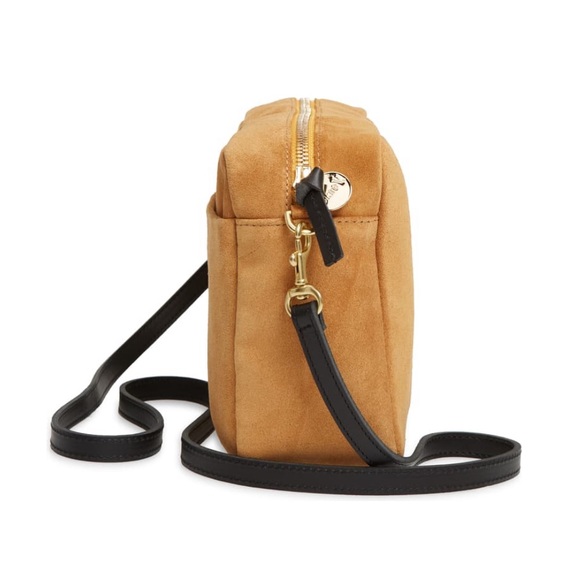 Clare V. Camel Suede Marisol Crossbody Bag NWT - Picture 4 of 15